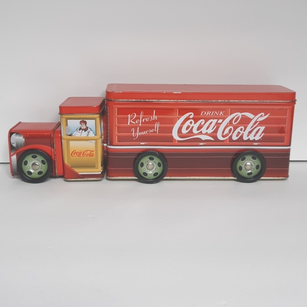 Coca-Cola delivery truck tin